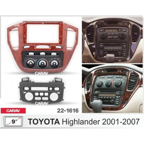 Штатная магнитола 22-1616: 9-inch для TOYOTA HIGHLANDER 2001-2007 - N10Pro