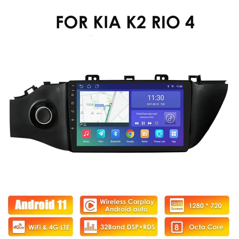 Штатная магнитола 22-1633: 9-inch для KIA RIO, K2 2020-2024 - N10Pro