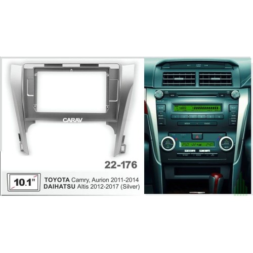 Штатная магнитола 22-176: 10.1-inch для TOYOTA CAMRY, AURION 2011-2014 - A10D
