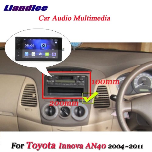 Sistem multimedia audio BORD 22-179: 9-inch TOYOTA INNOVA 2004-2011 - A09D