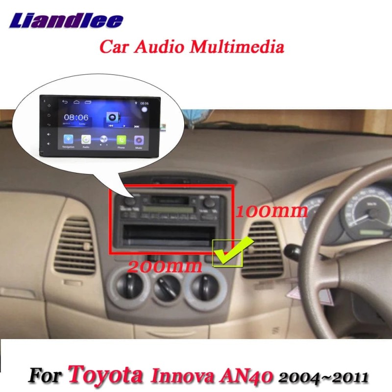 Sistem multimedia audio BORD 22-179: 9-inch TOYOTA INNOVA 2004-2011 - A09D
