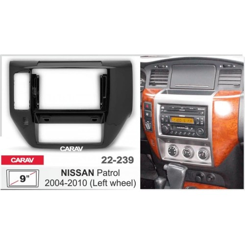 Штатная магнитола 22-239: 9-inch для NISSAN PATROL 2004-2010 - A16