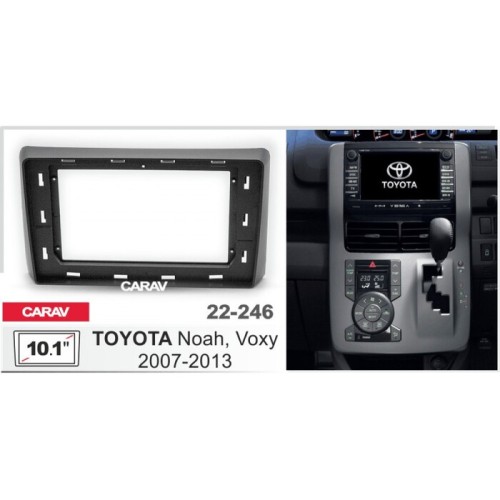 Sistem multimedia audio BORD 22-246: 10.1-inch TOYOTA NOAH, VOXY 2007-2013 - A10D