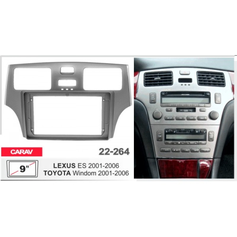 Sistem multimedia audio BORD 22-264: 9-inch LEXUS ES 300/330 2001-2006 - N10Pro