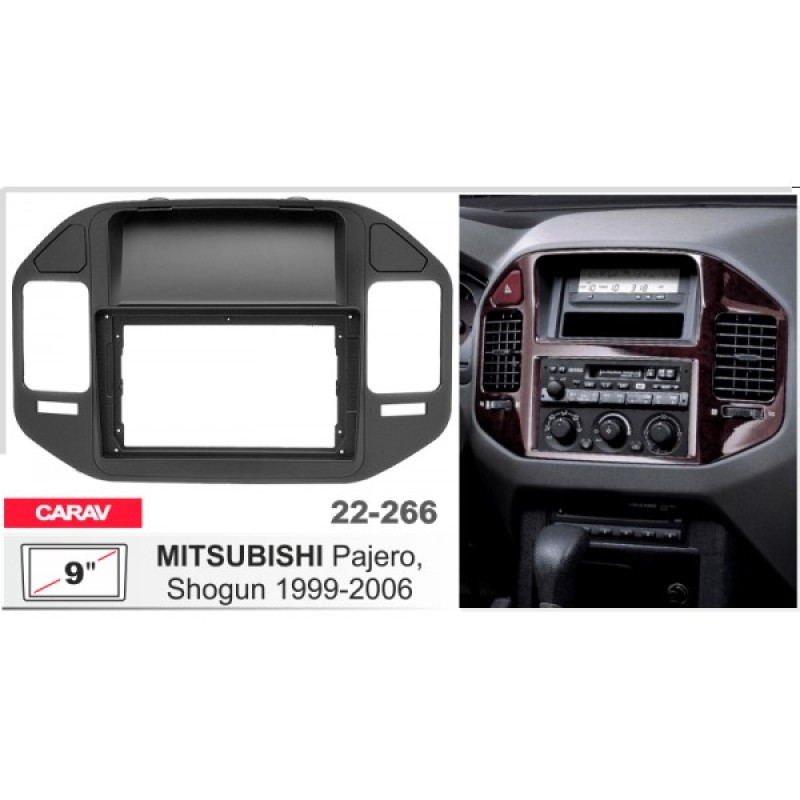 Штатная магнитола 22-266: 9-inch для MITSUBISHI PAJERO, MONTERO, SHOGUN 1999-2006 - A10D