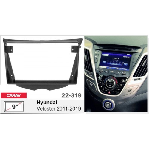 Штатная магнитола 22-319: 9-inch для HYUNDAI VELOSTER 2011-2019 - X7