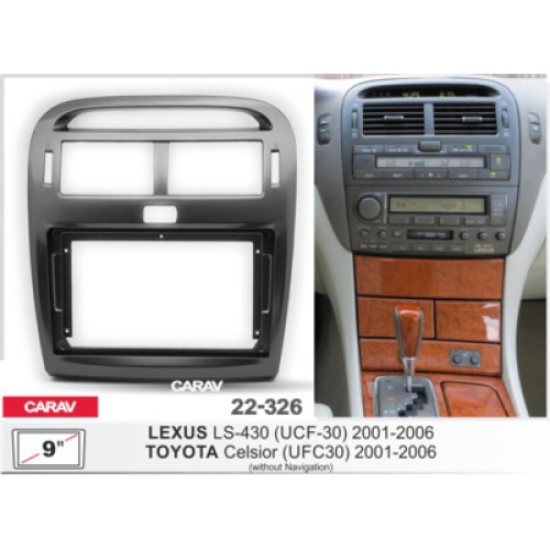Штатная магнитола 22-326: 9-inch для LEXUS LS 430 (UCF30) 2001-2006 - N10Pro
