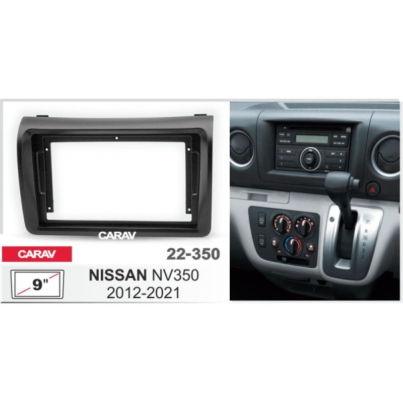 Штатная магнитола 22-350: 9-inch для NISSAN NV350 2012-2021 - N10Pro