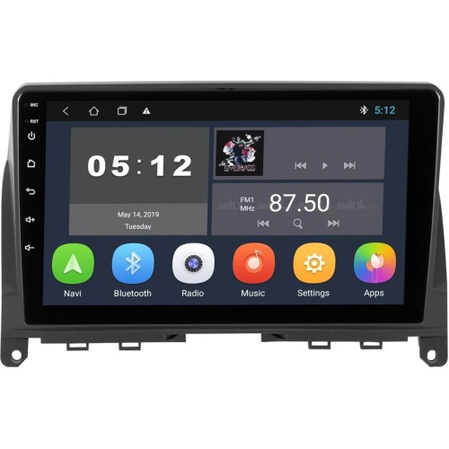 Sistem multimedia audio BORD 22-359: 9-inch MERCEDES-BENZ C-CLASS (W204) 2007-2011 - A6