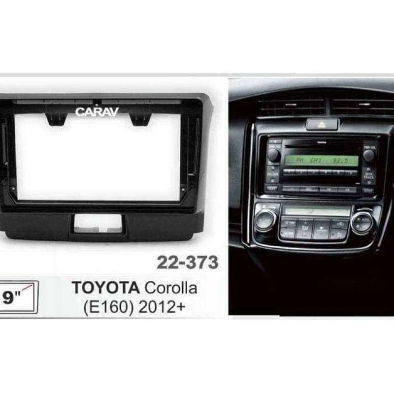 Штатная магнитола 22-373: 9-inch для TOYOTA COROLLA (E160) 2012-2016 - A10D
