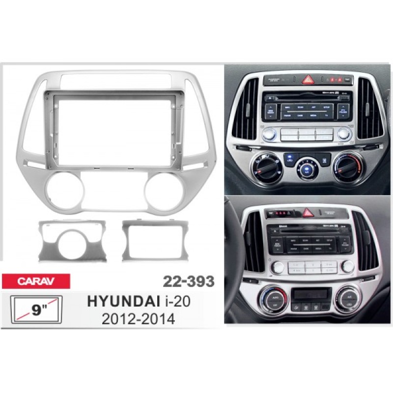 Sistem multimedia audio BORD 22-393: 9-inch HYUNDAI I20 2012-2014 - A10D