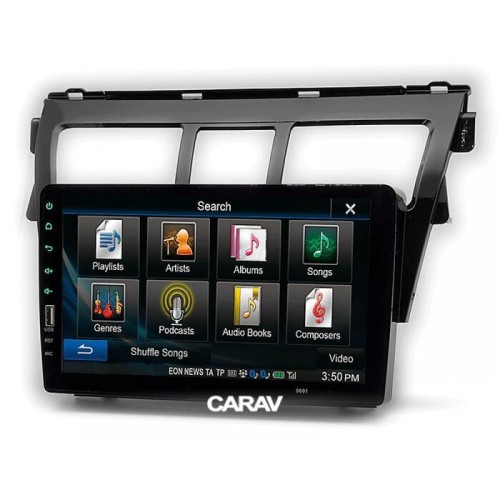 Sistem multimedia audio BORD 22-403: 9-inch TOYOTA VIOS 2007-2012, BELTA 2005-2008, YARIS SEDAN 2006-2012 - A10D