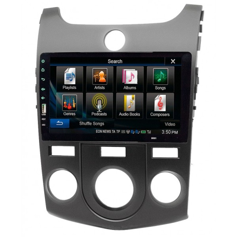 Штатная магнитола 22-414: 9-inch для KIA CERATO (TD), FORTE (TD), NAZA FORTE 2009-2012 - N10Pro