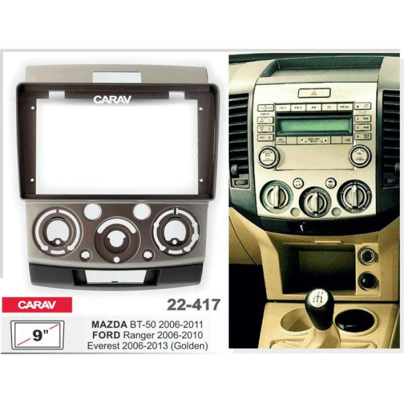 Sistem multimedia audio BORD 22-417: 9-inch MAZDA BT-50 2006-2011 - N10Pro