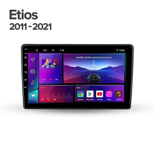 Sistem multimedia audio BORD 22-455: 9-inch TOYOTA ETIOS 2011-2024 - N10Pro