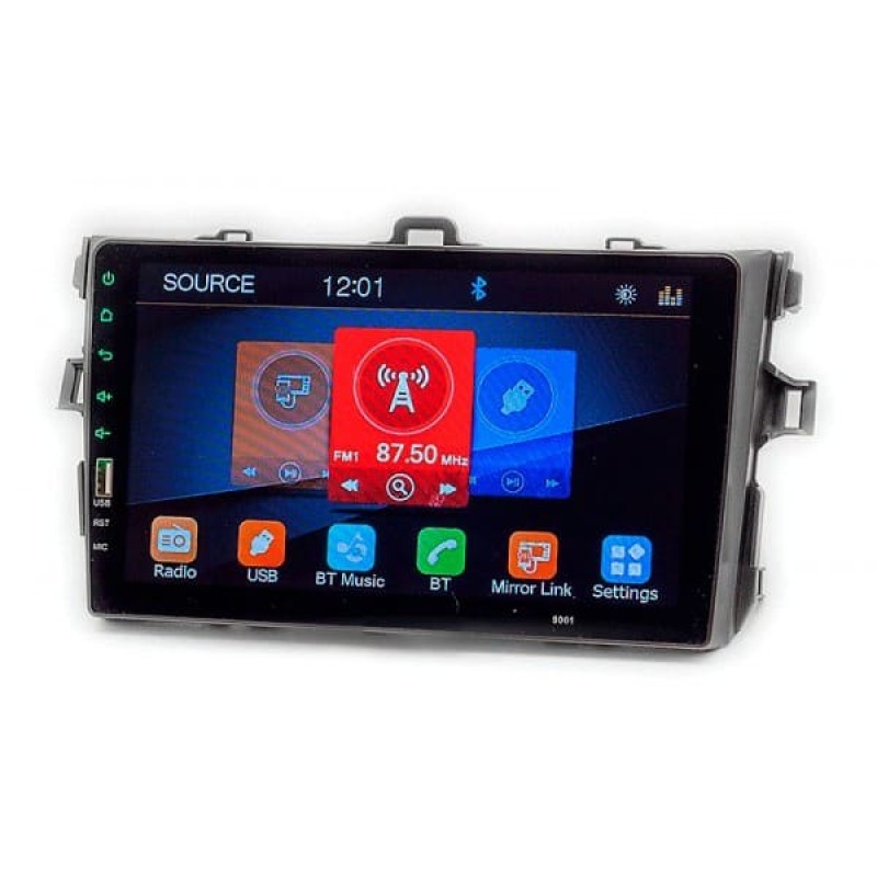 Штатная магнитола 22-505: 9-inch для TOYOTA COROLLA 2007-2013 - A10D