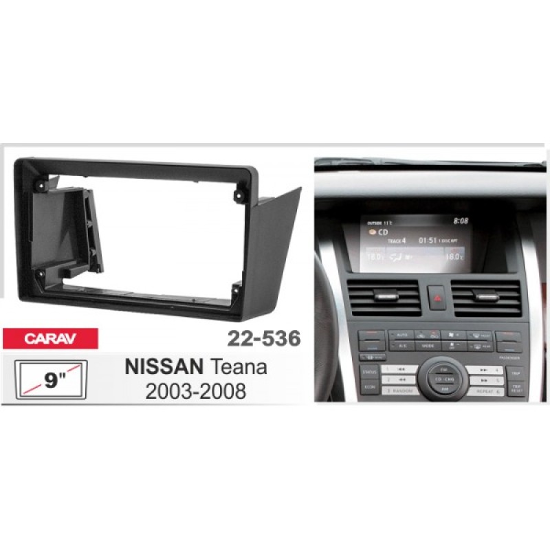 Штатная магнитола 22-536: 9-inch для NISSAN TEANA 2003-2008 - Q8