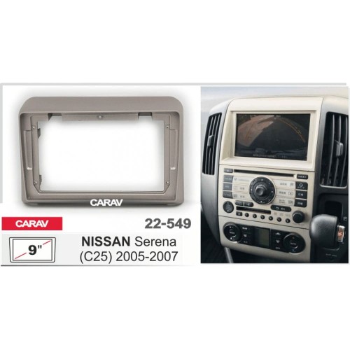 Штатная магнитола 22-549: 9-inch для NISSAN SERENA (C26) 2005-2007 - Q9