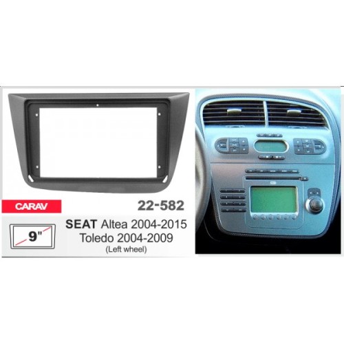 Штатная магнитола 22-582: 9-inch для SEAT ALTEA 2004-2015, TOLEDO 2004-2009 - A10D