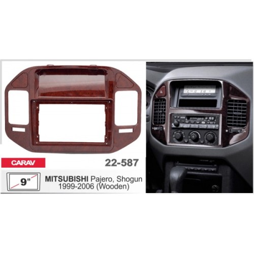 Штатная магнитола 22-587: 9-inch для MITSUBISHI PAJERO, MONTERO, SHOGUN 1999-2006 - A6