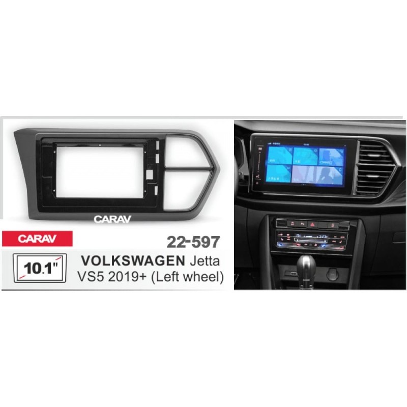 Sistem multimedia audio BORD 22-597: 10.1-inch VOLKSWAGEN JETTA VS5 2019-2024 - A10D