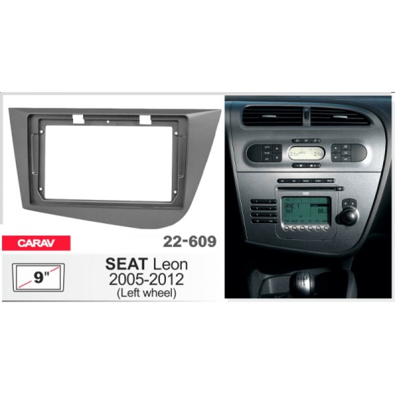 Sistem multimedia audio BORD 22-609: 9-inch SEAT LEON 2005-2012 - Q8