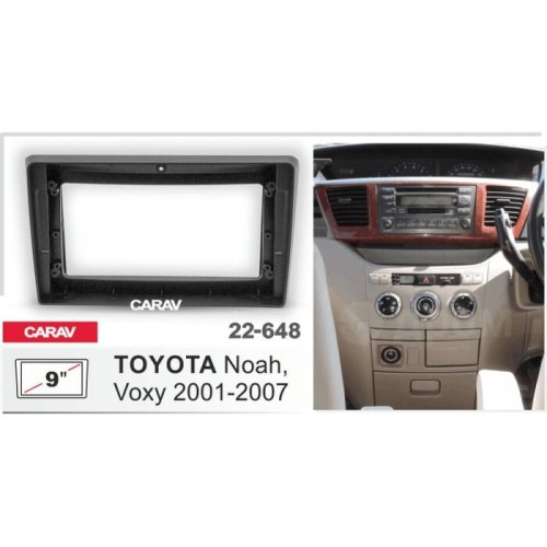 Sistem multimedia audio BORD 22-648: 9-inch TOYOTA NOAH, VOXY 2001-2007 - N10Pro
