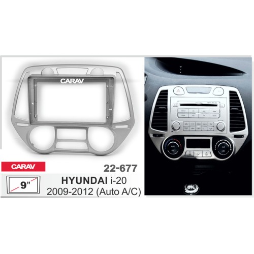Sistem multimedia audio BORD 22-677: 9-inch HYUNDAI I20 2009-2012 - A10D