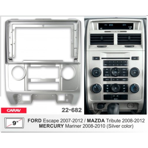 Sistem multimedia audio BORD 22-682: 9-inch FORD ESCAPE 2007-2012 - N10Pro