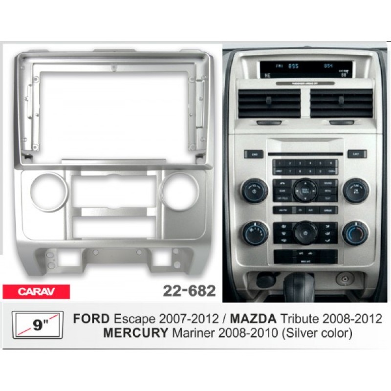Sistem multimedia audio BORD 22-682: 9-inch FORD ESCAPE 2007-2012 - N10Pro