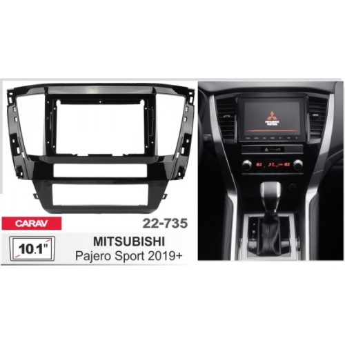 Штатная магнитола 22-735: 10.1-inch для MITSUBISHI PAJERO SPORT 2019-2024 - A10D