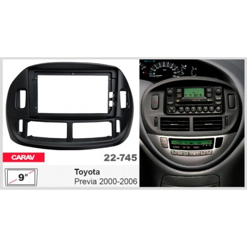 Sistem multimedia audio BORD 22-745: 9-inch TOYOTA PREVIA 2000-2006 - N10Pro