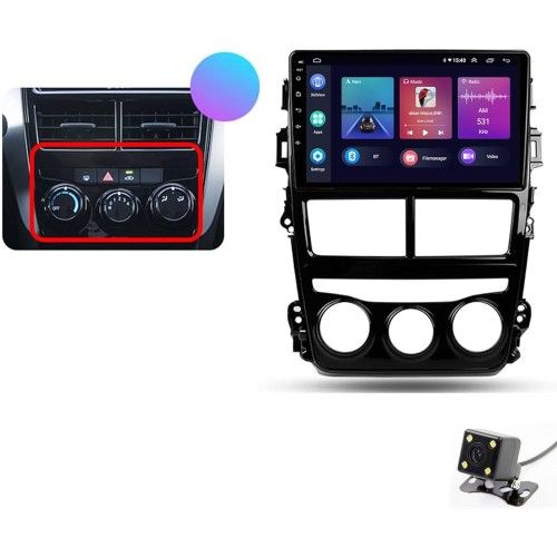 Sistem multimedia audio BORD 22-796: 9-inch TOYOTA YARIS 2017-2024, VIOS 2018-2024 - N10Pro