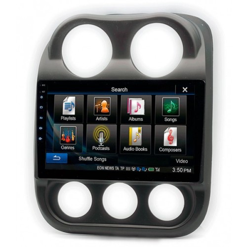 Sistem multimedia audio BORD 22-810: 10.1-inch JEEP COMPASS 2011-2016, PATRIOT 2007-2016 - A16