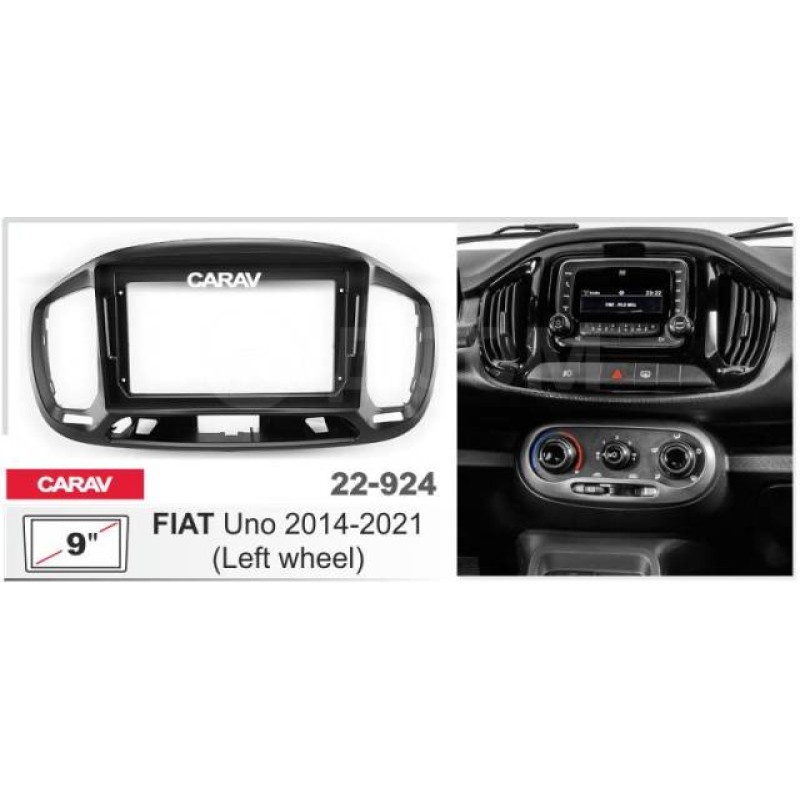 Штатная магнитола 22-924: 9-inch для FIAT UNO 2014-2021 - A18