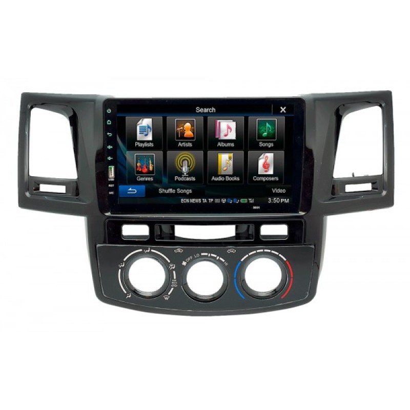 Штатная магнитола 22-987: 9-inch для TOYOTA FORTUNER, HILUX, SW4 2008-2015 - N10Pro