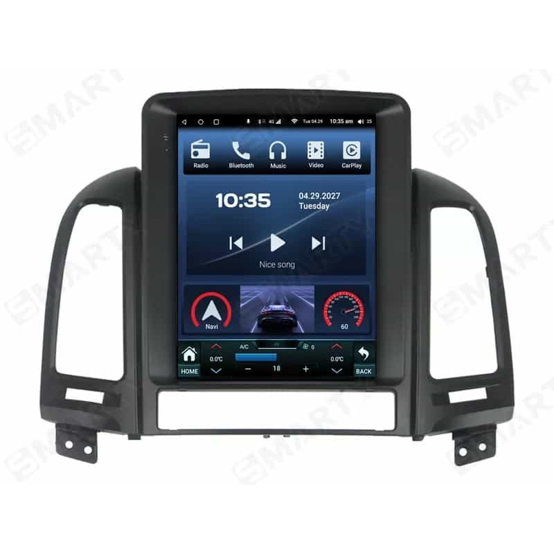 Hyundai Santa Fe 2006-2012 Tesla Style 9.7" 4/64