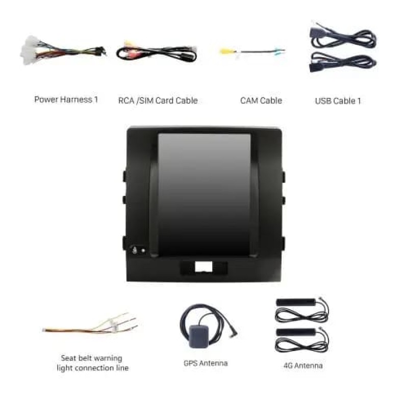 TOYOTA LAND CRUISER 2007-15 High Tesla Style 9.7" 4/64