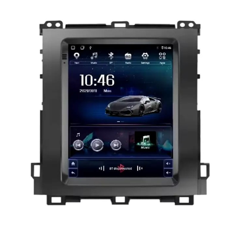 TOYOTA Prado-120 LC100/LC120 2003-09 Tesla Style 4/64 Buttons