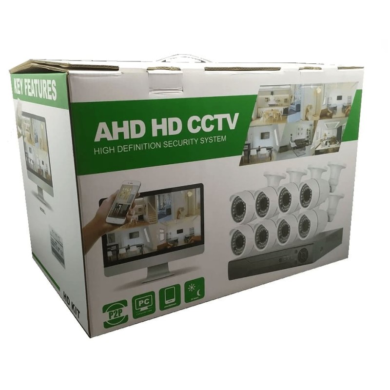 Набор видеонаблюдения (8 камер) (без монитора) 1,3MP (2)