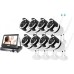 Set de supraveghere video (8 camere) (fara monitor) 2MP